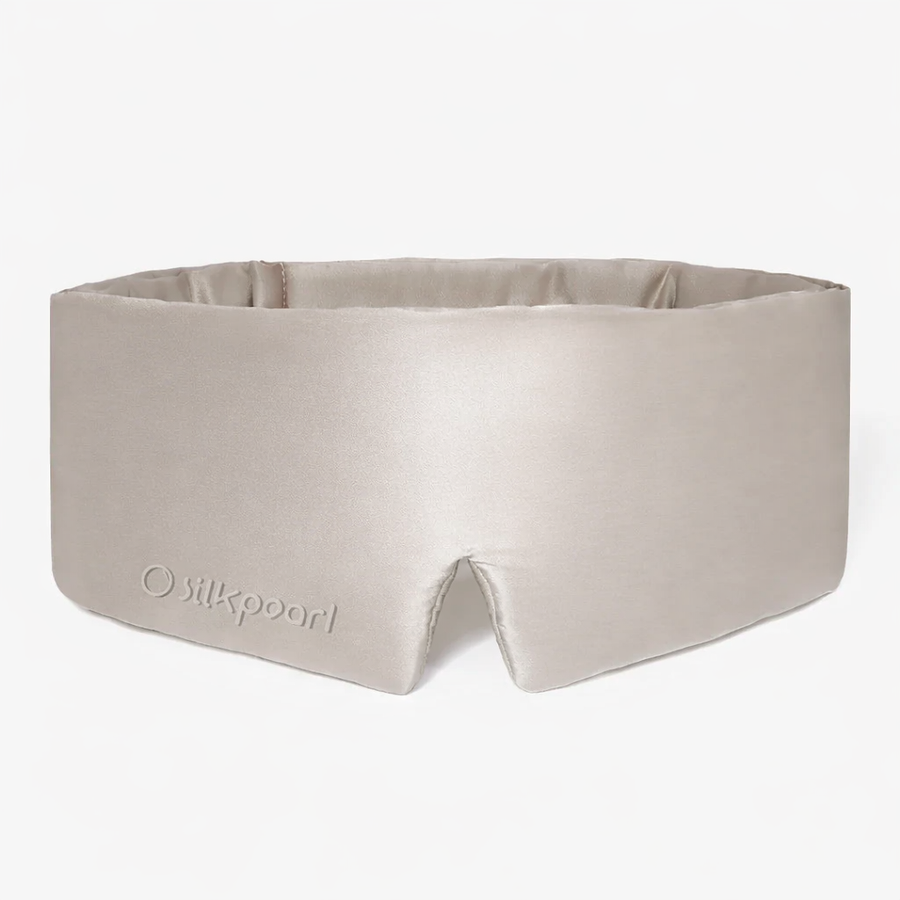 Champagne Deep 22 momme mulberry silk sleep mask